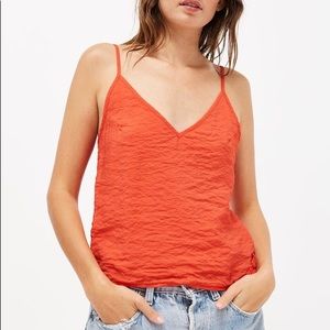Lacausa Sofia Slip Tank in Red